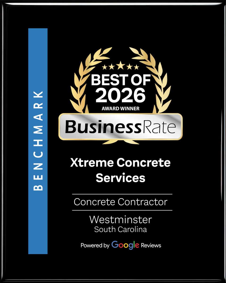 Best of 2026 BusinessRate award winner for concrete contractor in Westminster, South Carolina